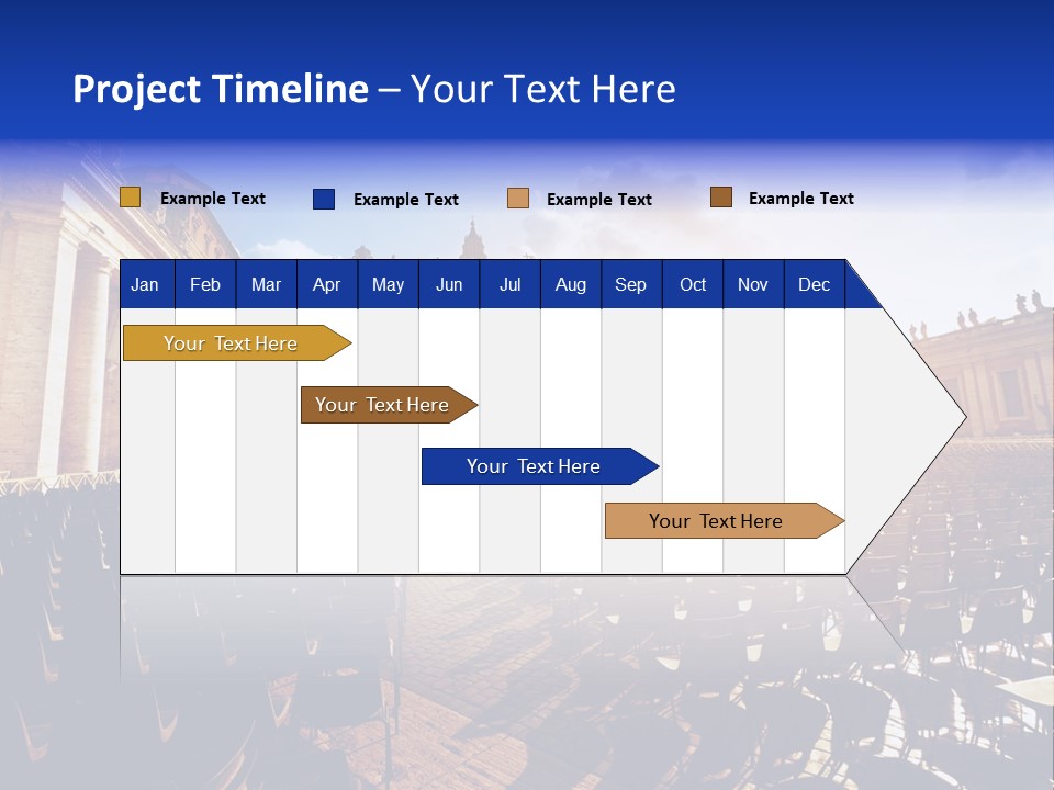 Sunny Landmark Exterior PowerPoint Template