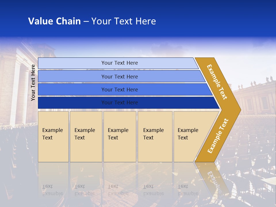 Sunny Landmark Exterior PowerPoint Template