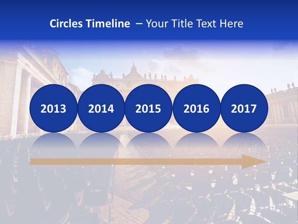 Sunny Landmark Exterior PowerPoint Template