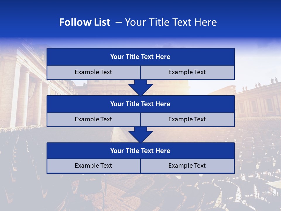 Sunny Landmark Exterior PowerPoint Template