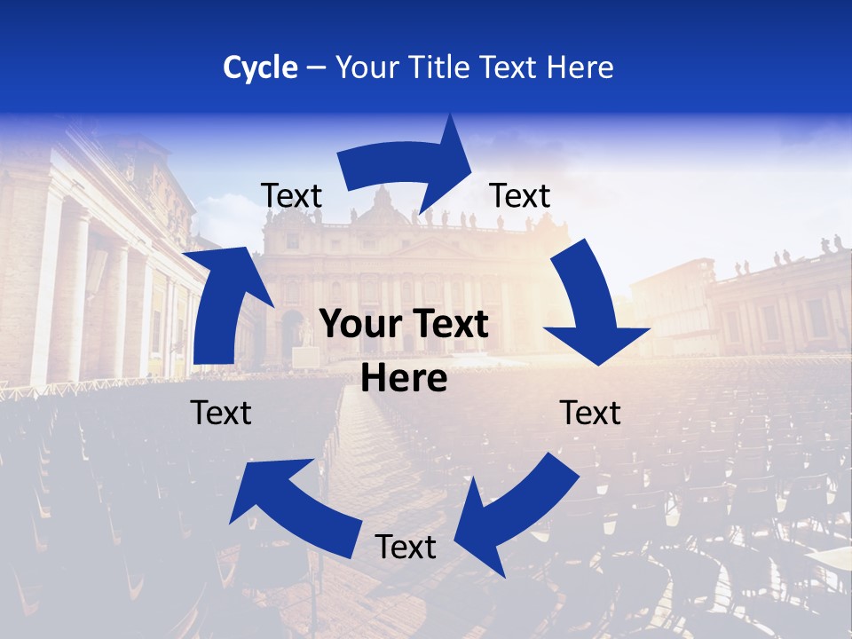 Sunny Landmark Exterior PowerPoint Template