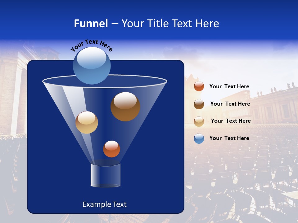 Sunny Landmark Exterior PowerPoint Template