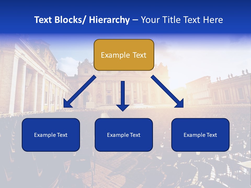 Sunny Landmark Exterior PowerPoint Template