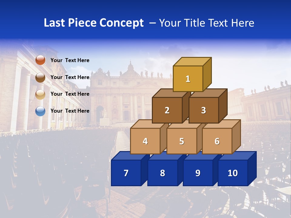 Sunny Landmark Exterior PowerPoint Template