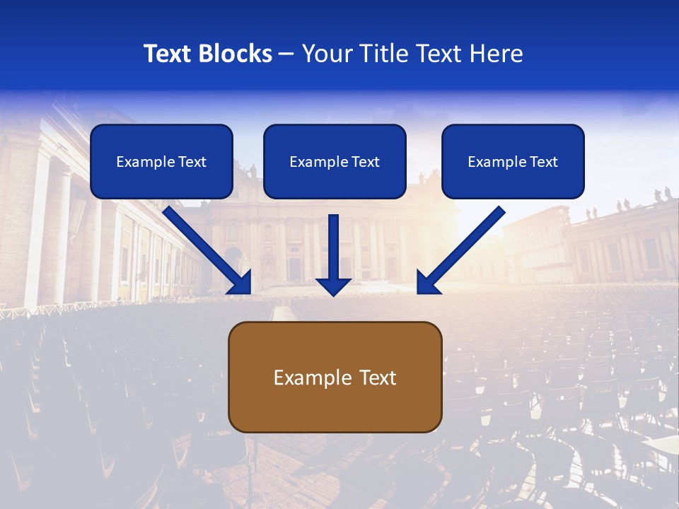 Sunny Landmark Exterior PowerPoint Template