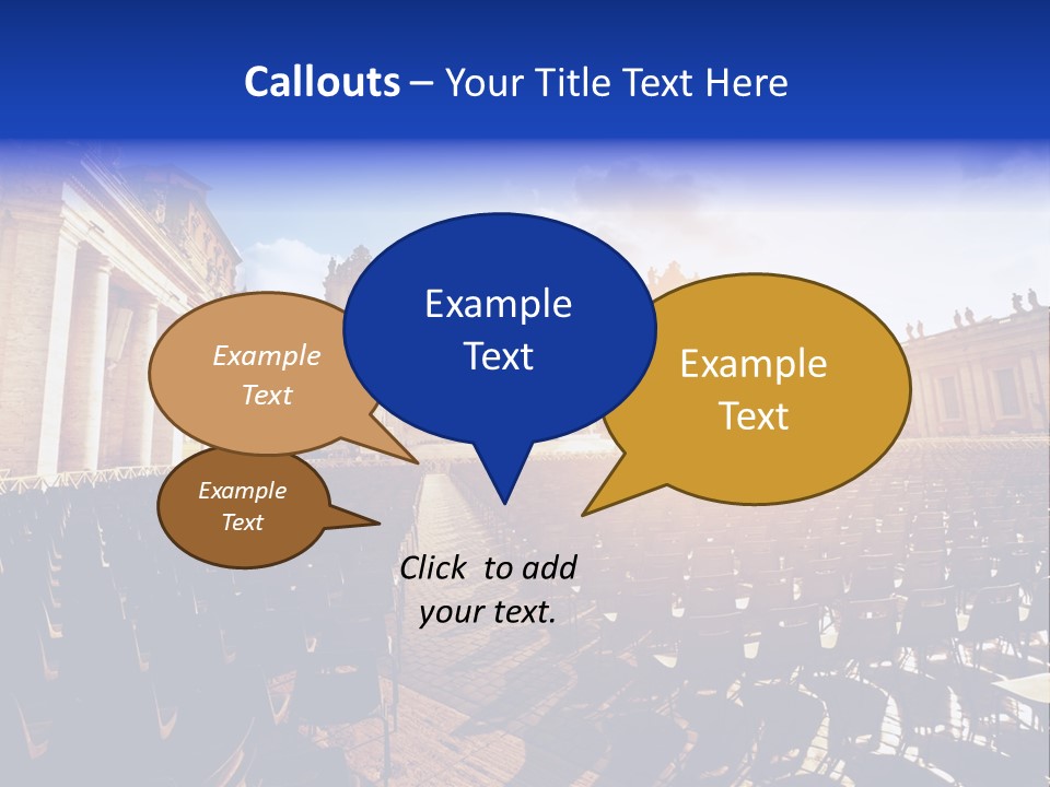 Sunny Landmark Exterior PowerPoint Template