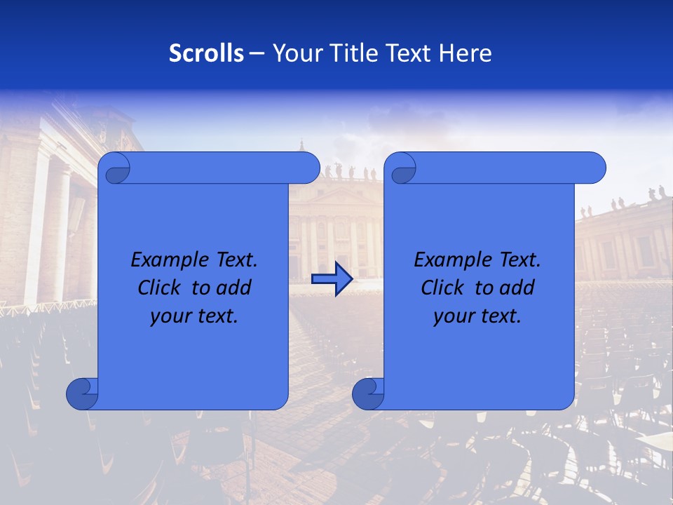 Sunny Landmark Exterior PowerPoint Template