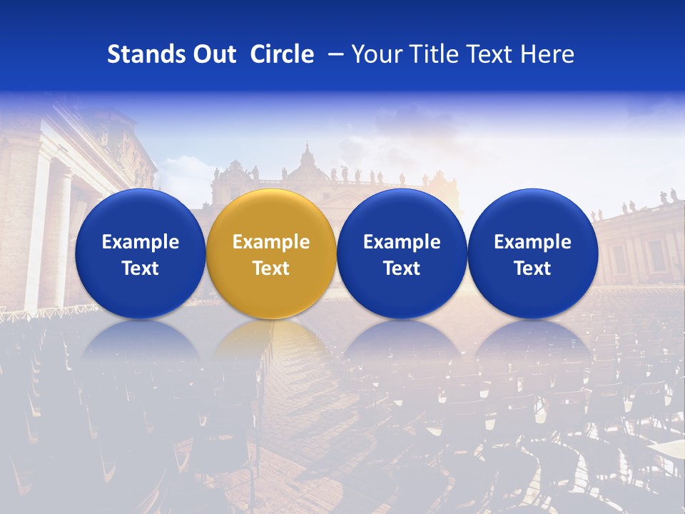 Sunny Landmark Exterior PowerPoint Template