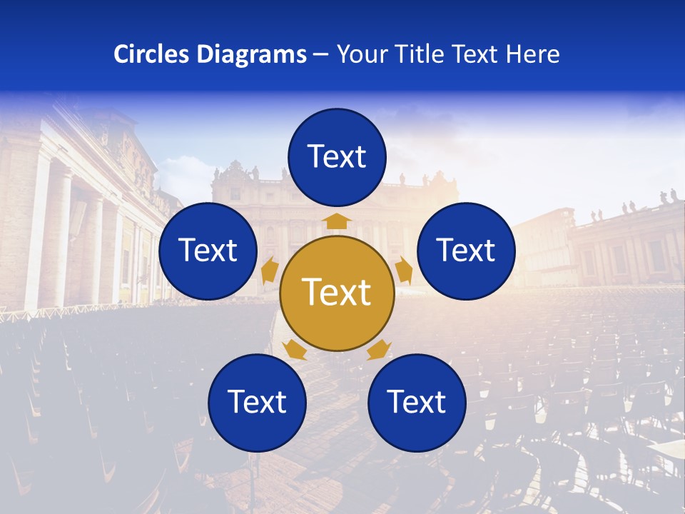 Sunny Landmark Exterior PowerPoint Template