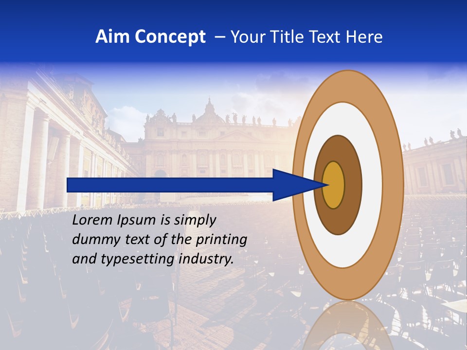 Sunny Landmark Exterior PowerPoint Template