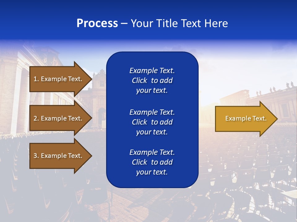 Sunny Landmark Exterior PowerPoint Template