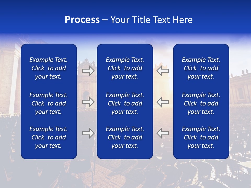 Sunny Landmark Exterior PowerPoint Template
