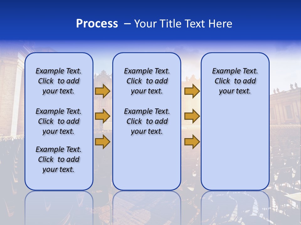 Sunny Landmark Exterior PowerPoint Template