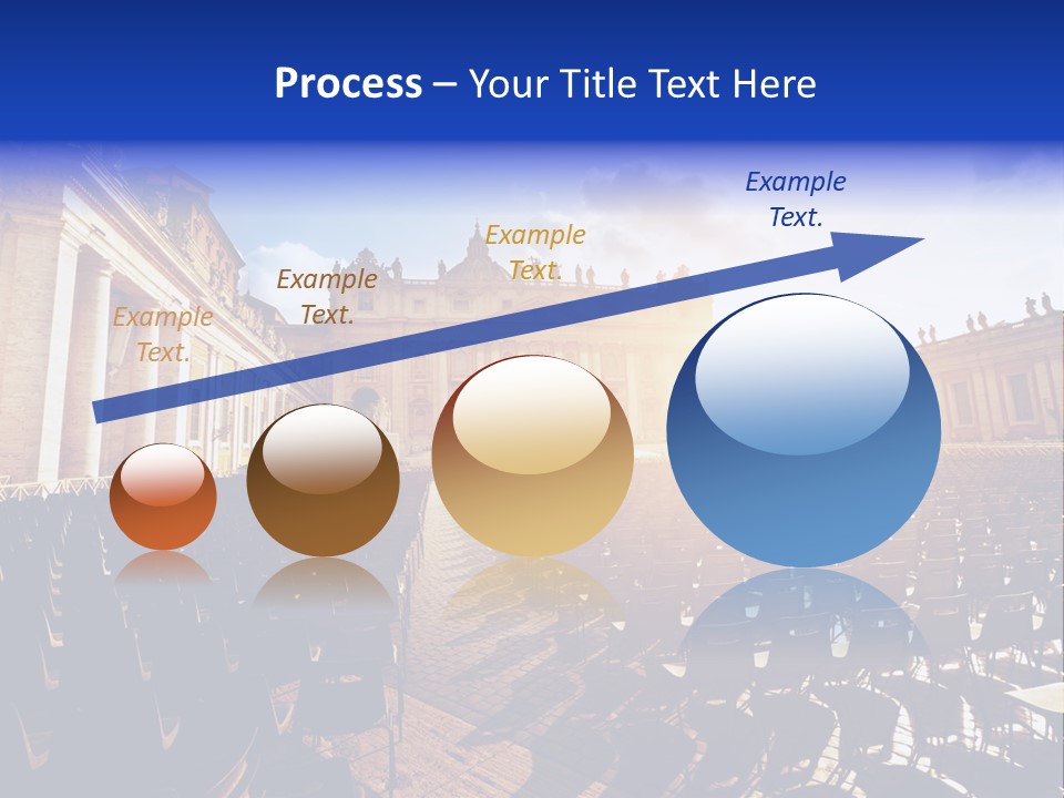 Sunny Landmark Exterior PowerPoint Template