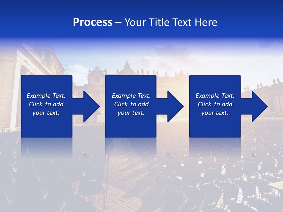 Sunny Landmark Exterior PowerPoint Template