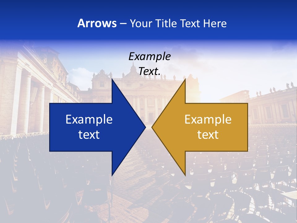 Sunny Landmark Exterior PowerPoint Template