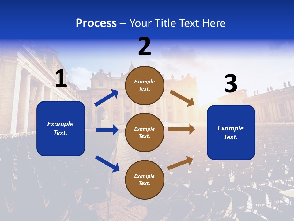 Sunny Landmark Exterior PowerPoint Template