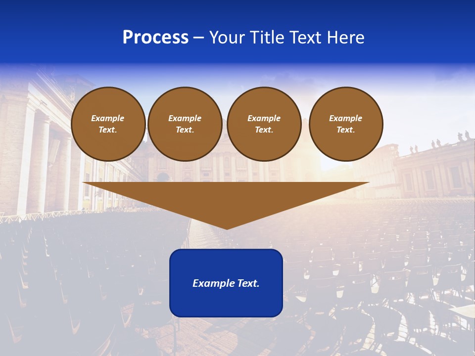 Sunny Landmark Exterior PowerPoint Template