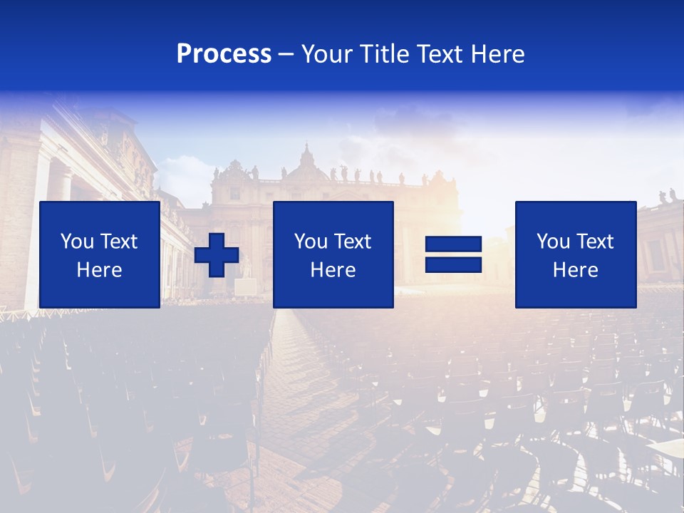 Sunny Landmark Exterior PowerPoint Template