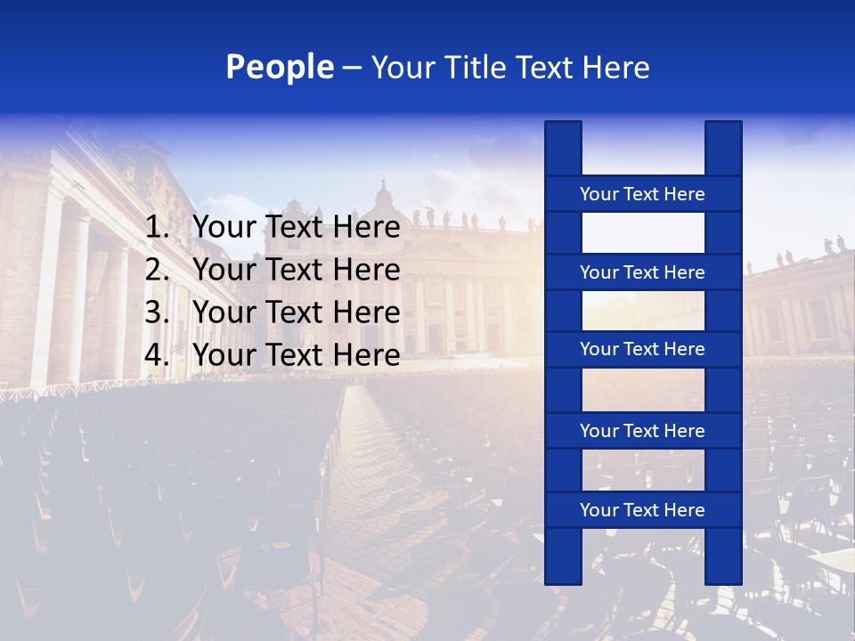 Sunny Landmark Exterior PowerPoint Template