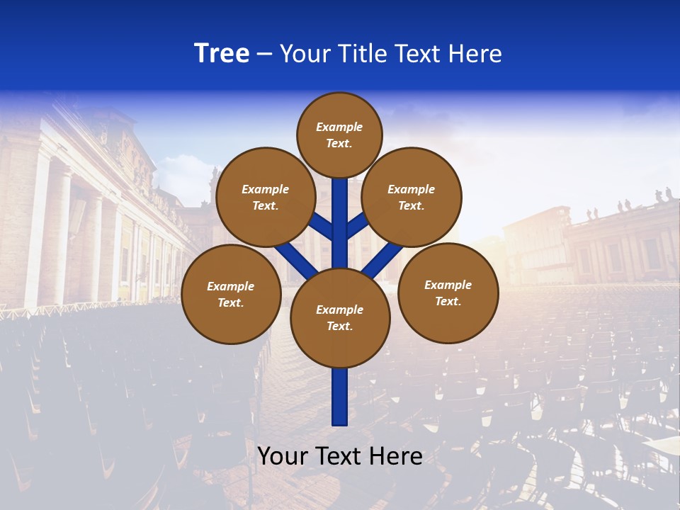 Sunny Landmark Exterior PowerPoint Template