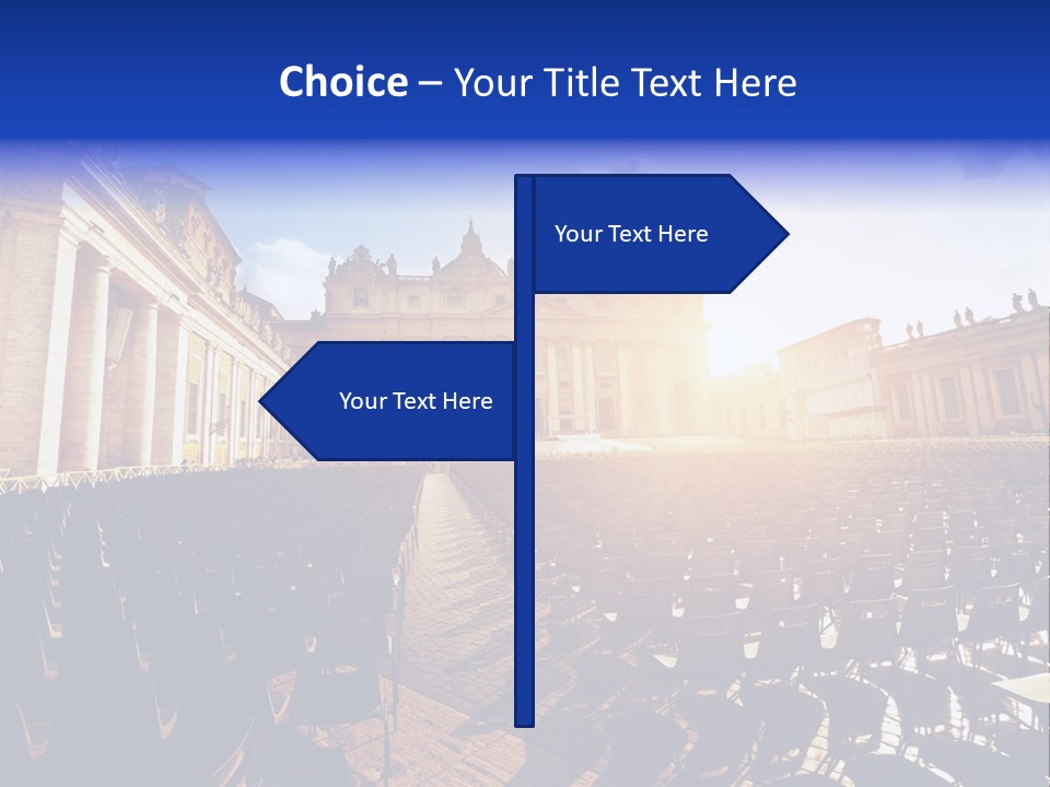 Sunny Landmark Exterior PowerPoint Template