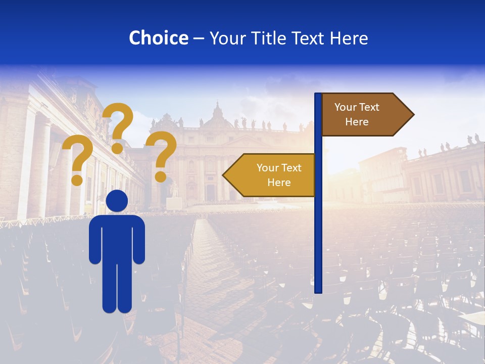 Sunny Landmark Exterior PowerPoint Template