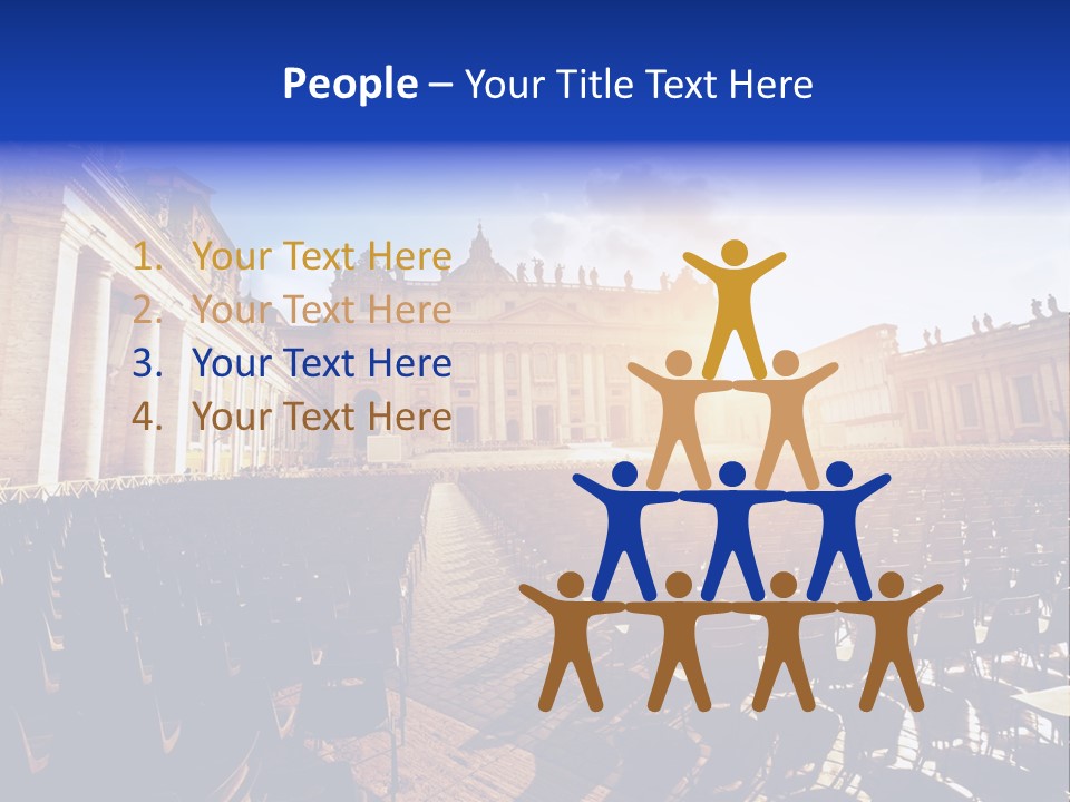 Sunny Landmark Exterior PowerPoint Template