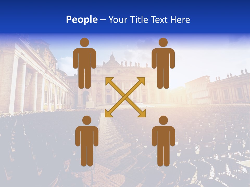 Sunny Landmark Exterior PowerPoint Template