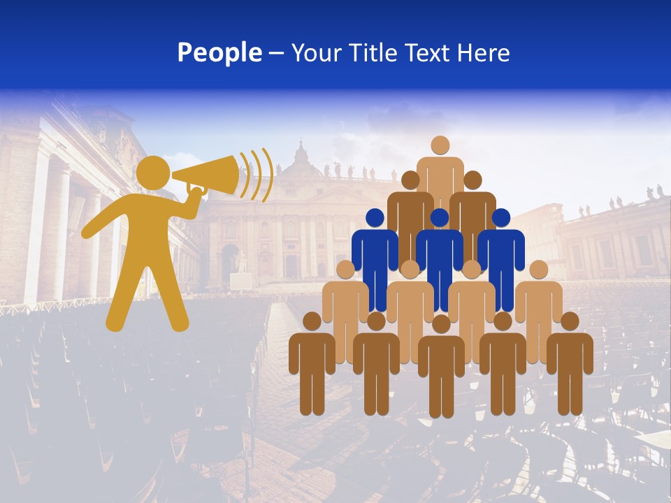 Sunny Landmark Exterior PowerPoint Template