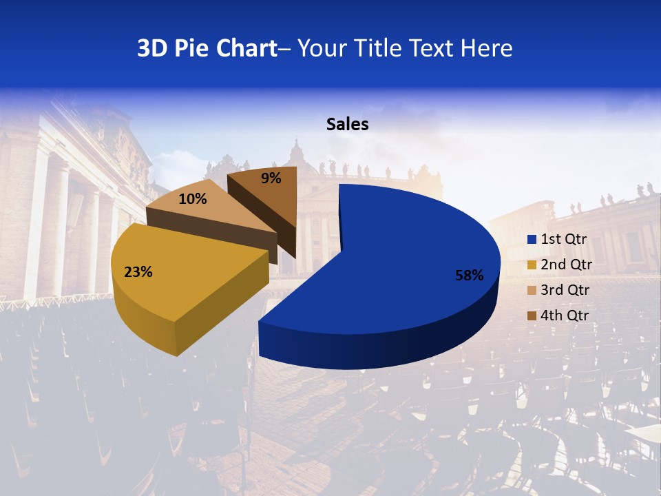 Sunny Landmark Exterior PowerPoint Template