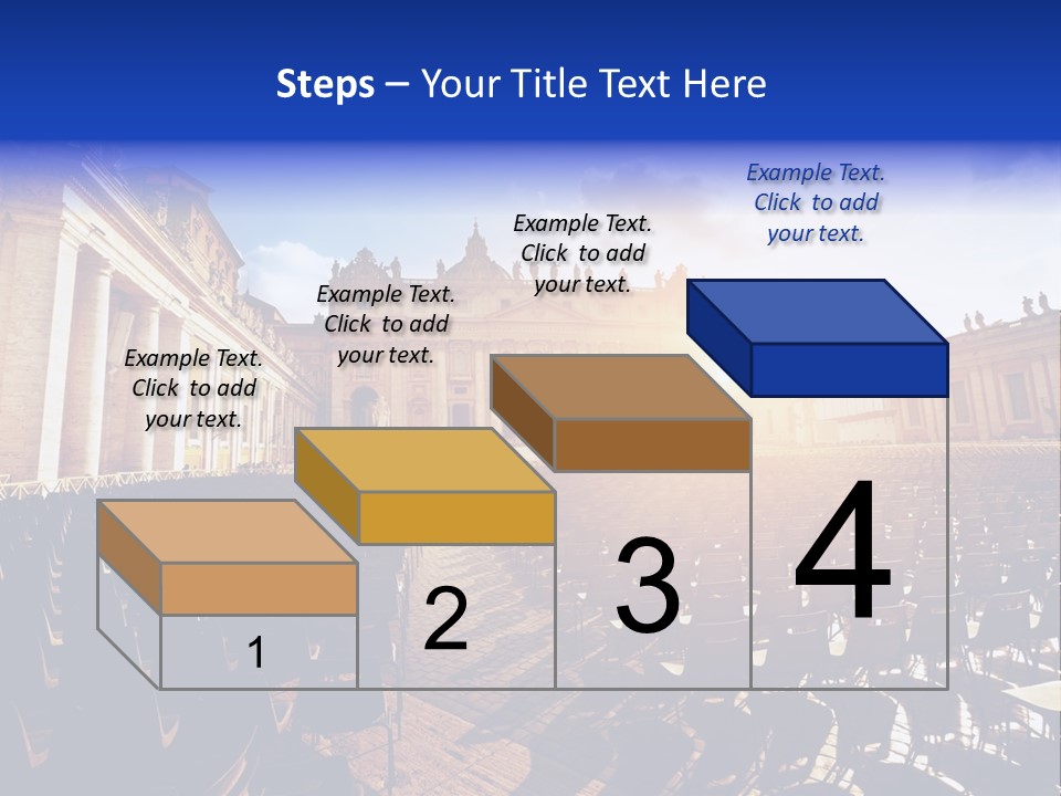 Sunny Landmark Exterior PowerPoint Template