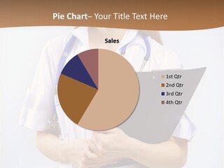 Blank Medicine Phonendoscope PowerPoint Template