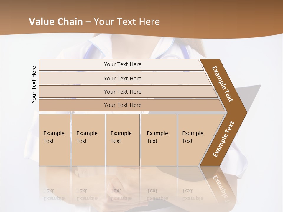 Blank Medicine Phonendoscope PowerPoint Template