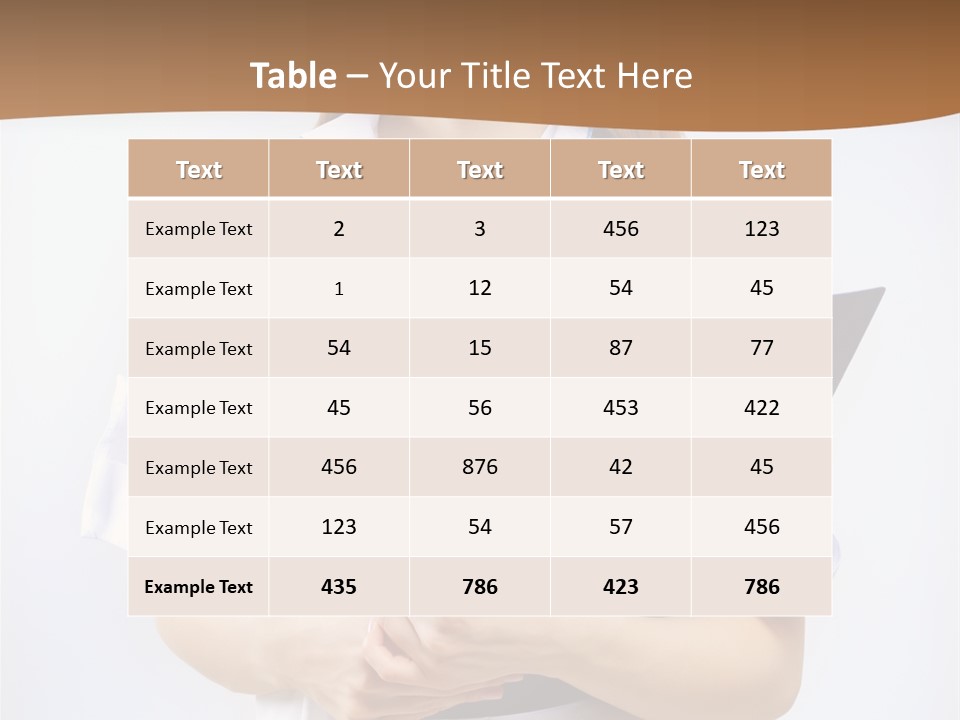Blank Medicine Phonendoscope PowerPoint Template