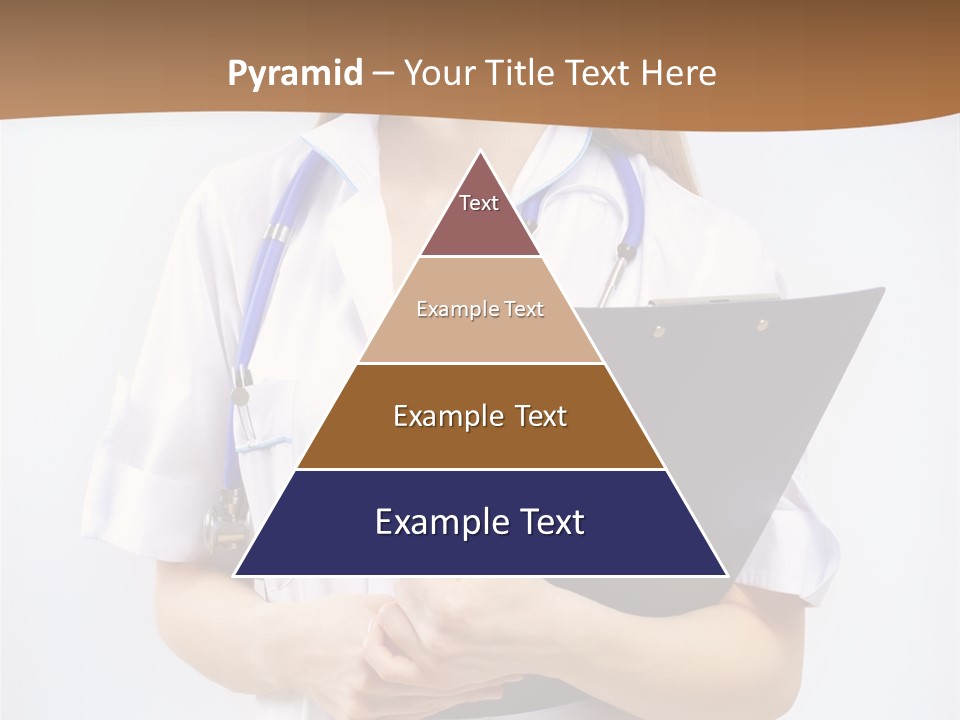 Blank Medicine Phonendoscope PowerPoint Template