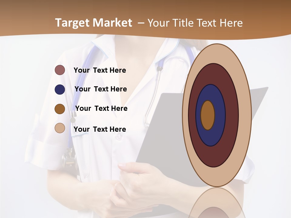 Blank Medicine Phonendoscope PowerPoint Template