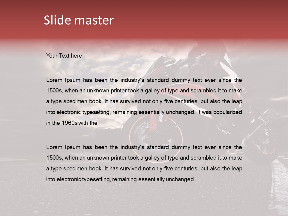 Track Sction Extreme PowerPoint Template