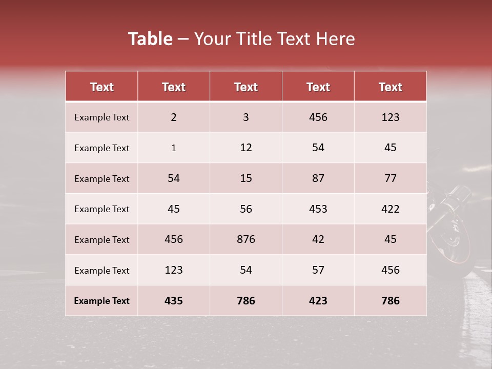 Track Sction Extreme PowerPoint Template
