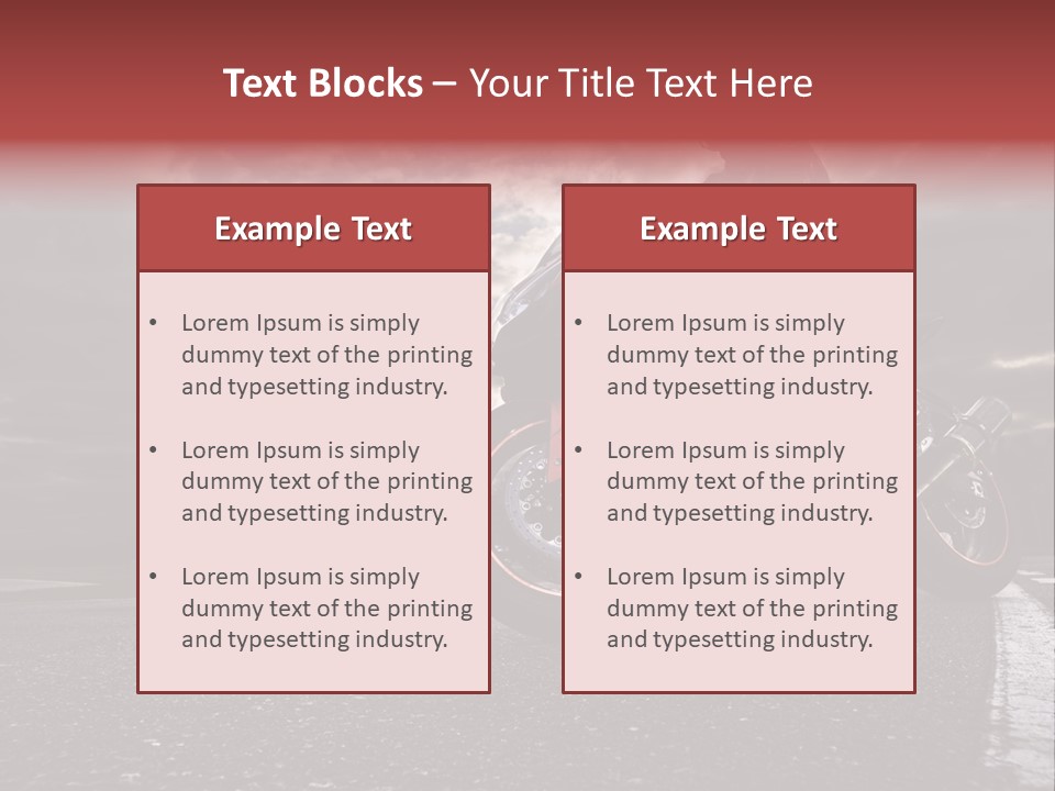 Track Sction Extreme PowerPoint Template