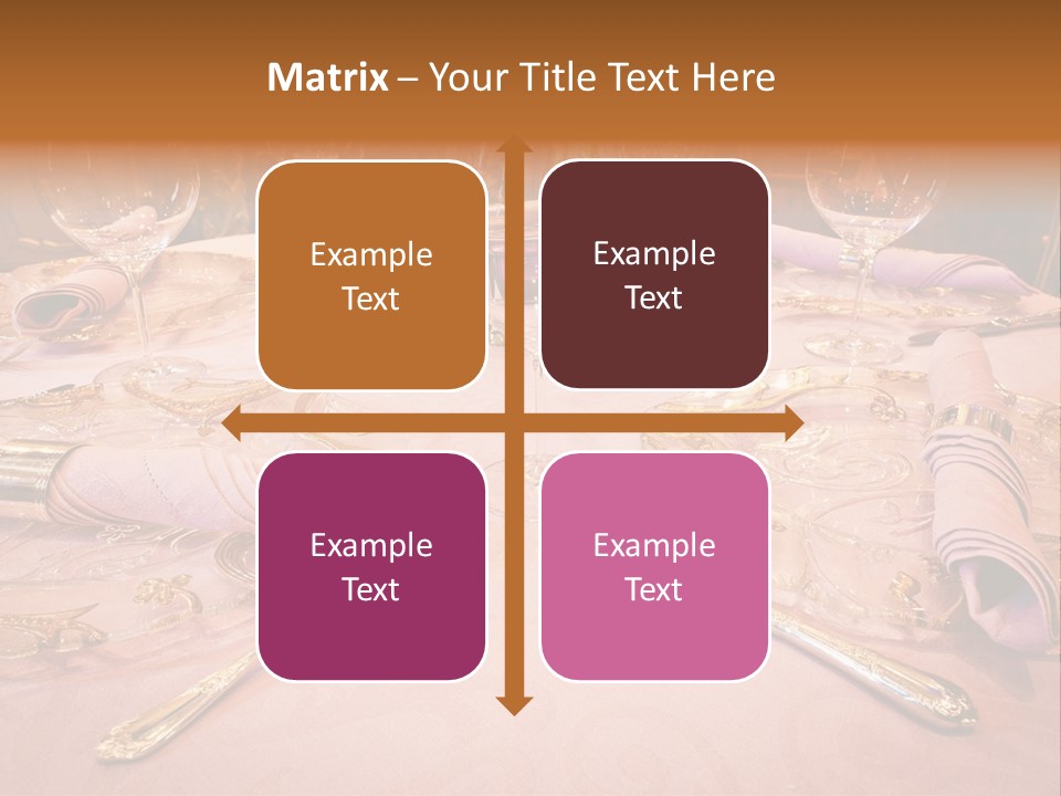 Set Empty Reception PowerPoint Template
