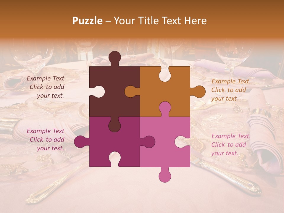 Set Empty Reception PowerPoint Template