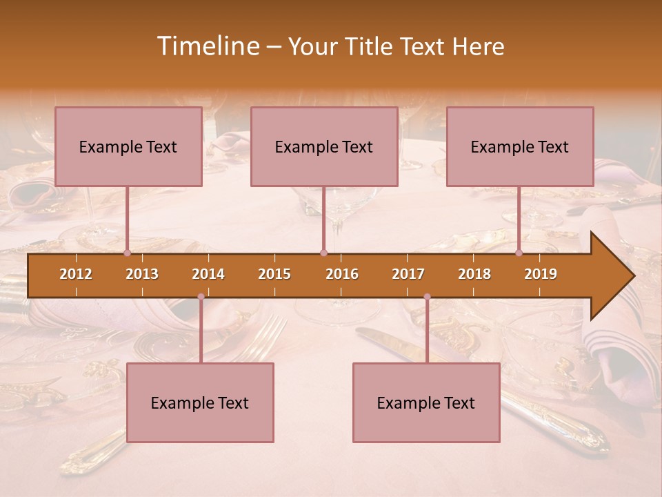 Set Empty Reception PowerPoint Template