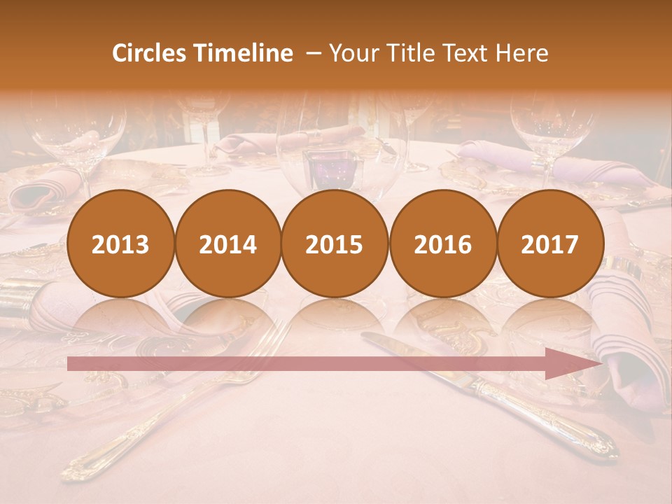 Set Empty Reception PowerPoint Template