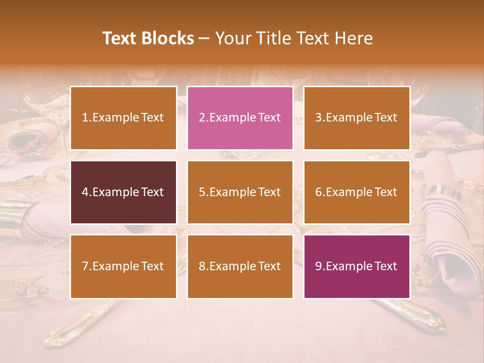 Set Empty Reception PowerPoint Template