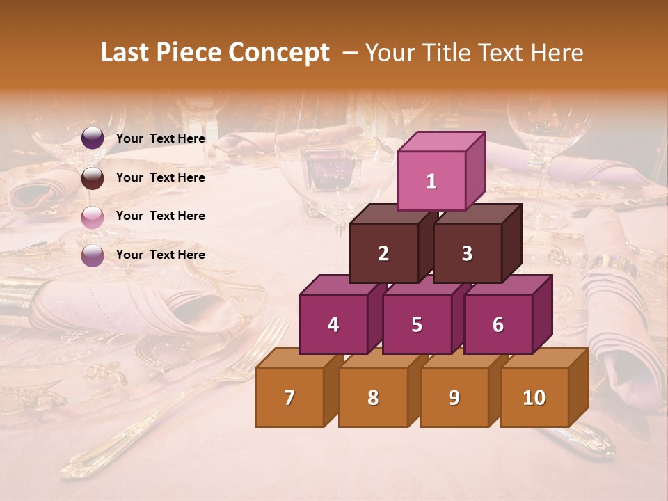 Set Empty Reception PowerPoint Template