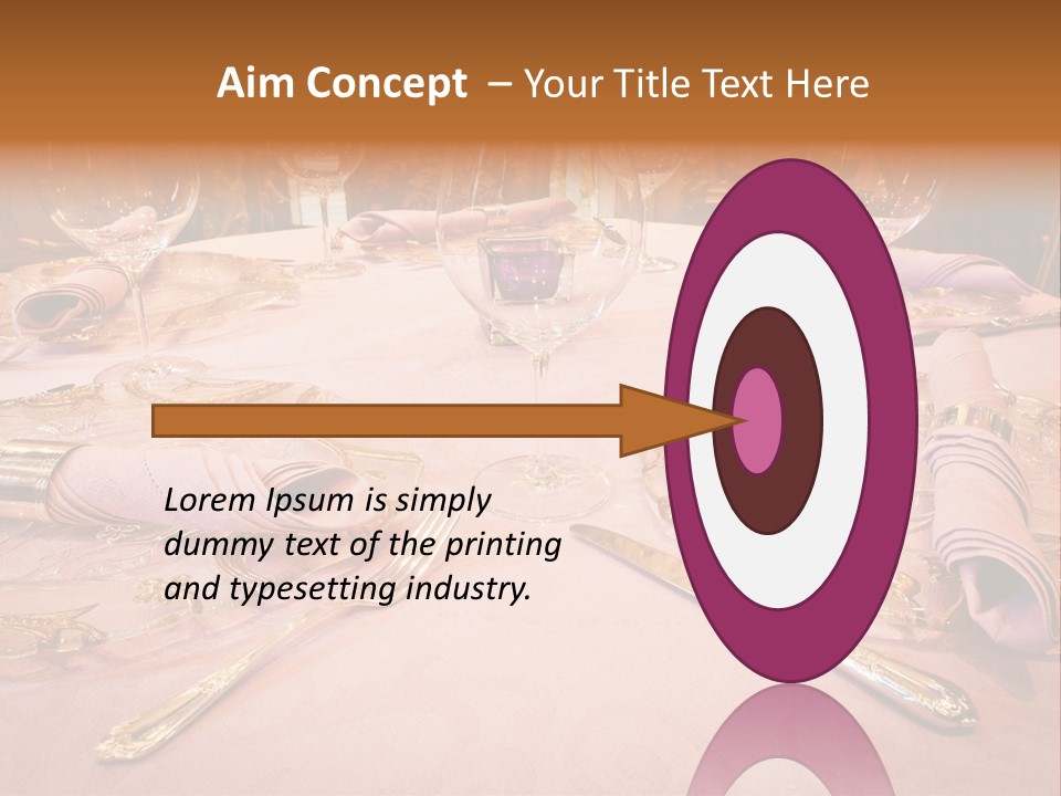 Set Empty Reception PowerPoint Template