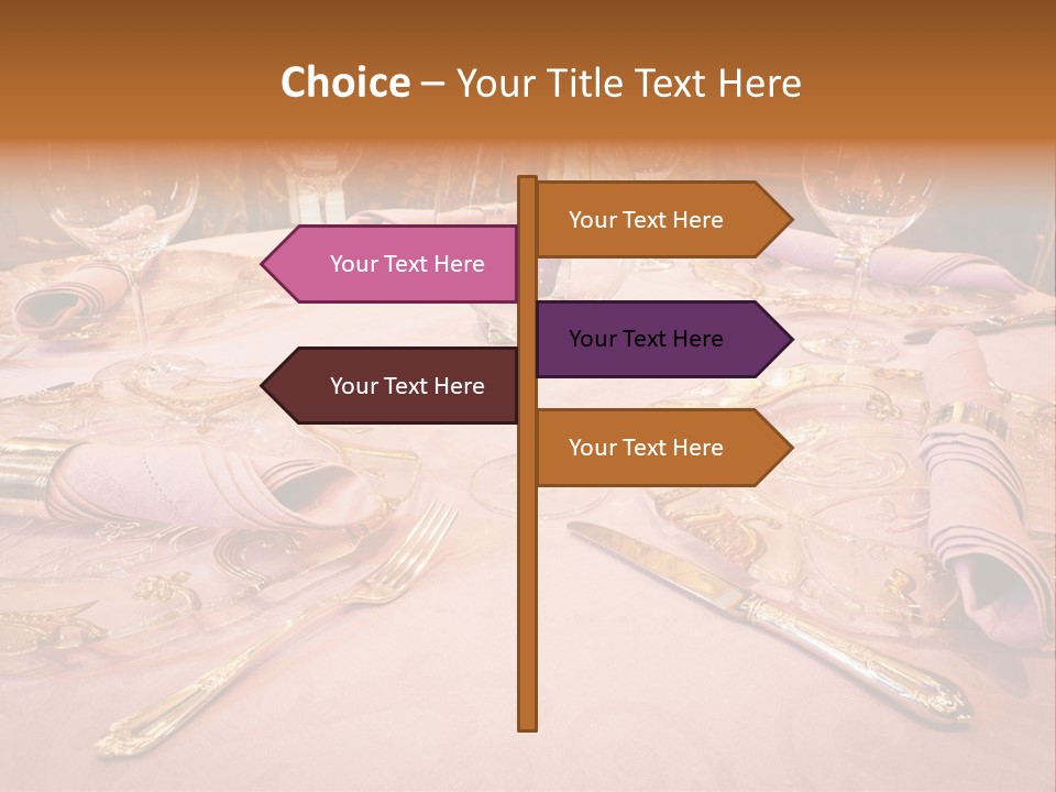 Set Empty Reception PowerPoint Template