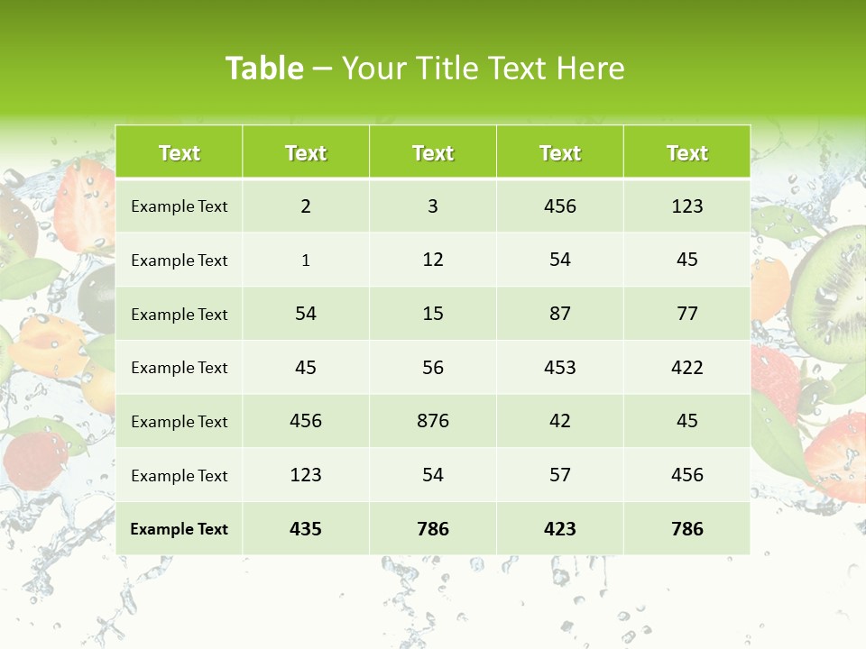 Blackberry Green Concept PowerPoint Template