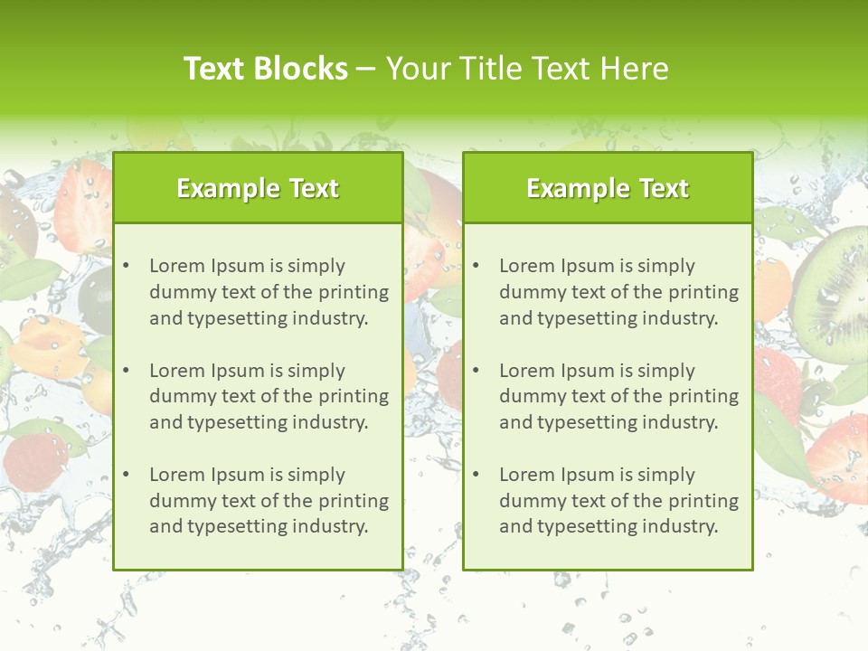 Blackberry Green Concept PowerPoint Template